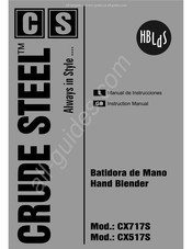 Crude Steel CX717S Manual De Instrucciones