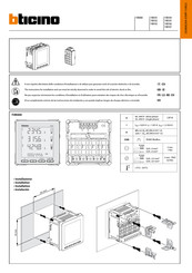 Bticino F4N102 Manual De Instrucciones