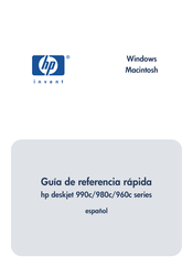 HP deskjet 990c Guía De Referencia Rápida