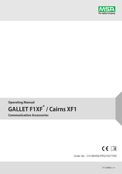 MSA Cairns XF1 Manual De Instrucciones