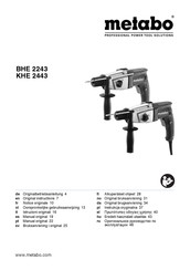 Metabo KHE 2443 Manual Original