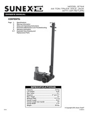 Sunex HD 6744 Manual Del Propietário