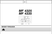 MASSEY FERGUSON MF 4325 Manual Del Operador