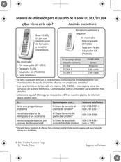 Uniden D1361 Serie Manual De Utilización Para El Usuario