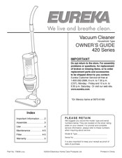 Eureka 420 Serie Guia Del Propietario