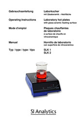 SI Analytics SLK 2 Manual De Instrucciones