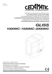 cedamatic GLISS 1500MC Libro De Instrucciones