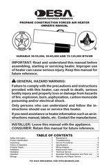 Desa TB115 El Manual Del Propietario