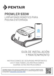 Pentair PROWLER 930W Guía De Instalación Y Mantenimiento