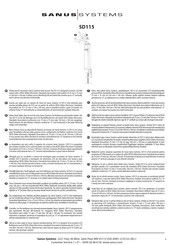 Sanus Systems SD115 Manual Del Usuario