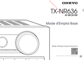 Onkyo TX-NR636 Instrucciones Básicas De Uso