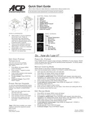 ACP XpressChef 2c Serie Guia De Inicio Rapido