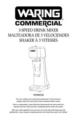 Waring Commercial WDM120 Manual Del Usuario