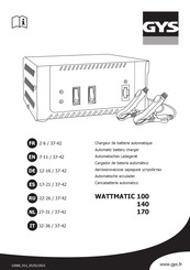 GYS WATTMATIC 170 Manual Del Usuario