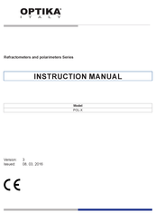 Optika Italy POL-X Manual De Instrucciones