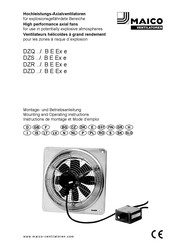 Maico DZS Serie Instrucciones De Montaje Y Modo De Empleo