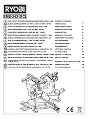 Ryobi EMS-2431SCL Manual De Utilización