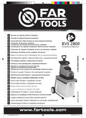 Far Tools BVS 2800 Traduccion Del Manual De Instrucciones Originale