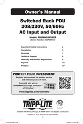 Tripp-Lite AGPD6684 Serie Manual Del Propietário