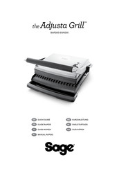 Sage Adjusta Grill BGR200 Guía Rápida