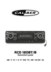 Caliber RCD 120BT Guia De Inicio Rapido