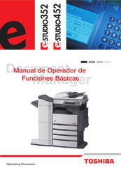 Toshiba e-studio452 Manual De Operador De Funciones Básicas