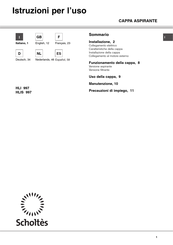 SCHOLTES HLIS 997 Instrucciones De Uso