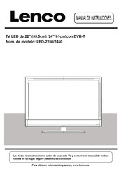 Lenco LED-2450 Manual De Instrucciones