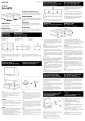 Sony SU-46WT5 Manual De Instrucciones