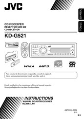 JVC KD-G521 Manual De Instrucciones