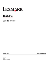 Lexmark T656dne Guia Del Usuario