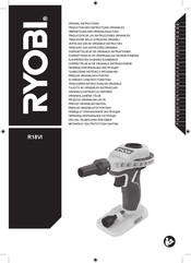 Ryobi R18VI Traducción De Las Instrucciones Originales