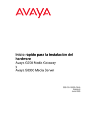 Avaya G700 Inicio Rápido Para La Instalación