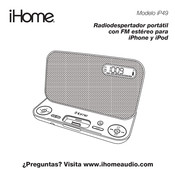 iHome iP49 Inicio Rápido