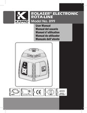 Kapro ROLASER ELECTRONIC ROTA-LINE 899 Manual Del Usuario