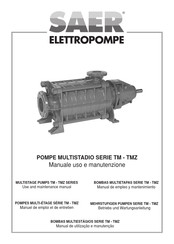 SAER Elettropompe TM Serie Manual De Empleo Y Mantenimiento