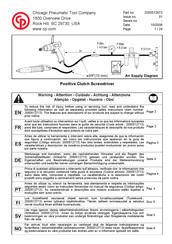 Chicago Pneumatic 2050512673 Manual De Instrucciones