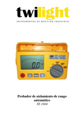 Twilight TE-1604 Manual De Instrucciones