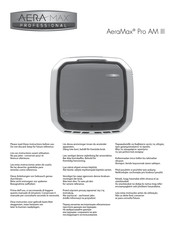 AeraMax Professional Pro AM III Manual De Instrucciones