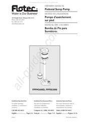 Flotec FPPM3600D Manual De Usuario