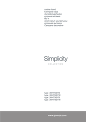Gorenje Simplicity Serie Manual De Instrucciones