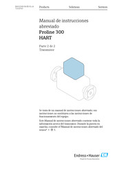 Endress+Hauser Proline 300 HART Manual De Instrucciones
