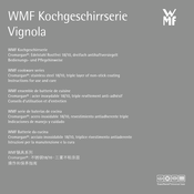 WMF Vignola Serie Indicaciones De Manejo Y Cuidado