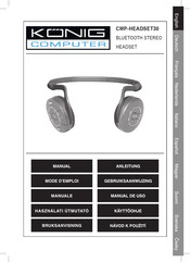 Konig Computer CMP-HEADSET30 Manual De Uso