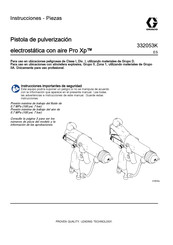 Graco Pro Xp L40T15 Instrucciones - Piezas