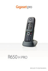 Gigaset R650 H PRO Manual De Instrucciones