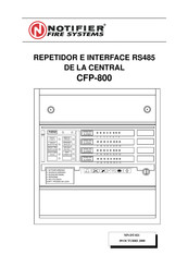 Notifier CFP-800 Manual De Instrucciones