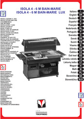 Tecfrigo ISOLA 6 M BAIN-MARIE LUX Instalación Y Uso