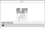 MASSEY FERGUSON MF 4270 Manual Del Operador