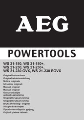 AEG WS 21-230 EGVX Manual Original